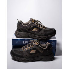 Кросівки чоловічі Skechers Memory Foam Oak Canyon - Rydell 237386-STBR коричневі водонепроникні