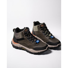 Чоловічі кросівки Skechers Santoro Hopkins 205587/OLV Olive оливкові шкіряні водонепроникні