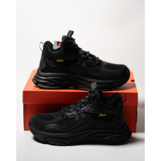 Чоловічі зимові кросівки напівчеревики з хутром Xtep Otdoor Shoes 976419370002-4 водонепроникні