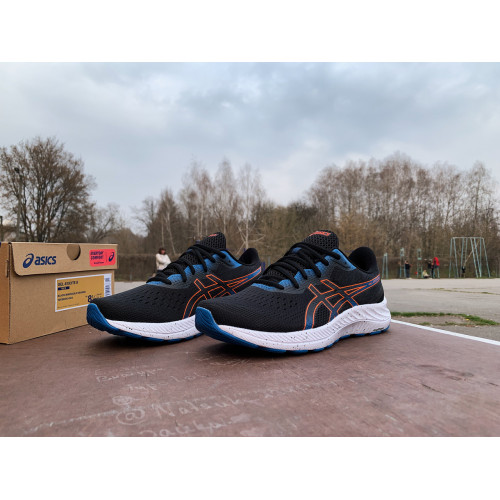 Мужские кроссовки для бега ASICS GEL-EXCITE 8 1011B036-004 Black/Marigold Orange ОРИГИНАЛ