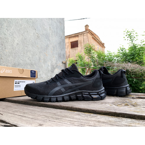 Мужские кроссовки для бега ASICS GEL-QUANTUM 90 1201A054-002 Black/Black ОРИГИНАЛ