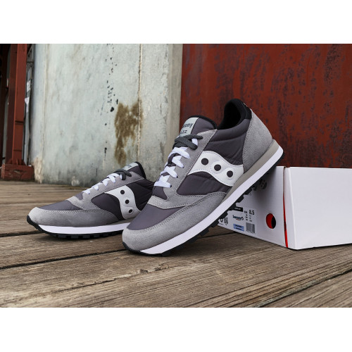 Мужские кроссовки Saucony Jazz Original 2044-553s Grey White серые Оригинал