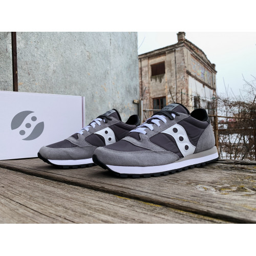 Мужские кроссовки Saucony Jazz Original 2044-553s Grey White серые Оригинал