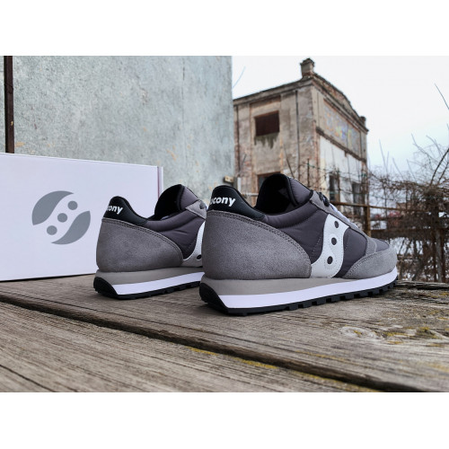 Мужские кроссовки Saucony Jazz Original 2044-553s Grey White серые Оригинал