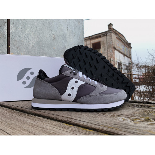 Мужские кроссовки Saucony Jazz Original 2044-553s Grey White серые Оригинал