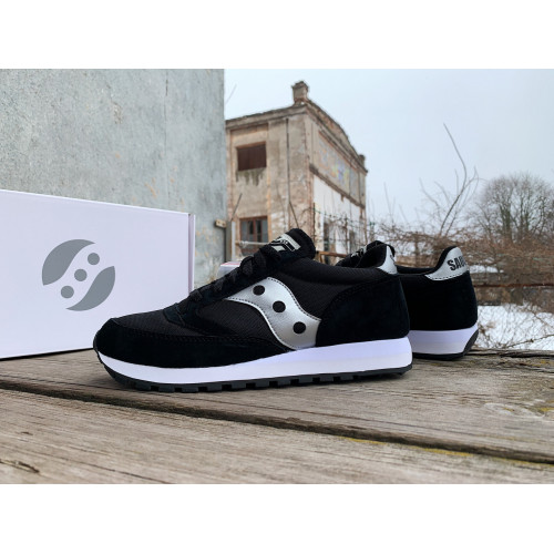 Мужские кроссовки Saucony Jazz 81 70539-2s Black Silver черные с серебряным Оригинал