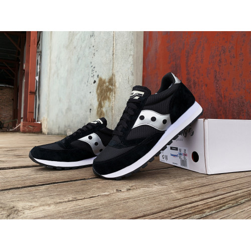 Мужские кроссовки Saucony Jazz 81 70539-2s Black Silver черные с серебряным Оригинал