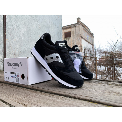 Мужские кроссовки Saucony Jazz 81 70539-2s Black Silver черные с серебряным Оригинал