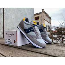 Мужские кроссовки Saucony Jazz Original 2044-605s Grey Yellow серые