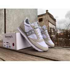 Мужские кроссовки Saucony Jazz Original 2044-396s White Grey белые с серым