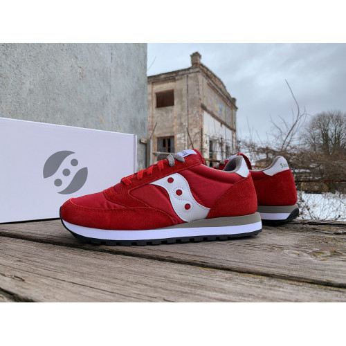 Мужские кроссовки Saucony Jazz Original 2044-311s Red White красные Оригинал