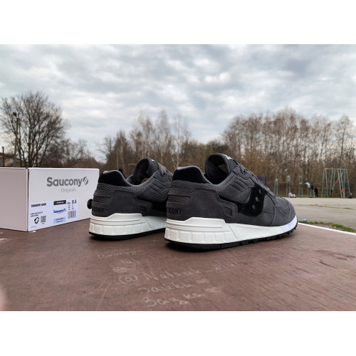 Мужские кроссовки Saucony Shadow 5000 70404-40s Dark Grey/White серые Оригинал