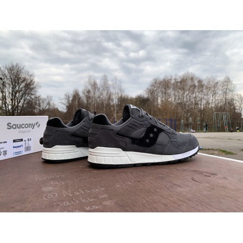 Мужские кроссовки Saucony Shadow 5000 70404-40s Dark Grey/White серые Оригинал