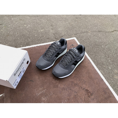 Мужские кроссовки Saucony Shadow 5000 70404-40s Dark Grey/White серые Оригинал