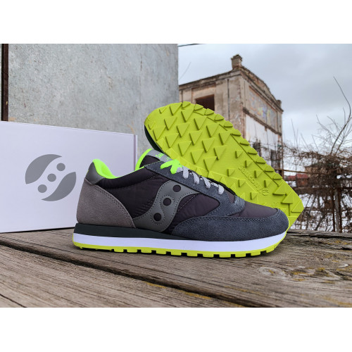 Мужские кроссовки Saucony Jazz Original 2044-580s Paverment/Grey серые Оригинал