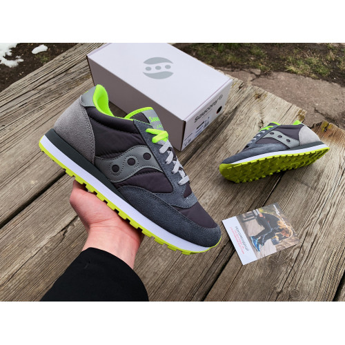 Мужские кроссовки Saucony Jazz Original 2044-580s Paverment/Grey серые Оригинал