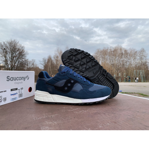 Мужские кроссовки Saucony Shadow 5000 70404-42s Blue White синие Оригинал