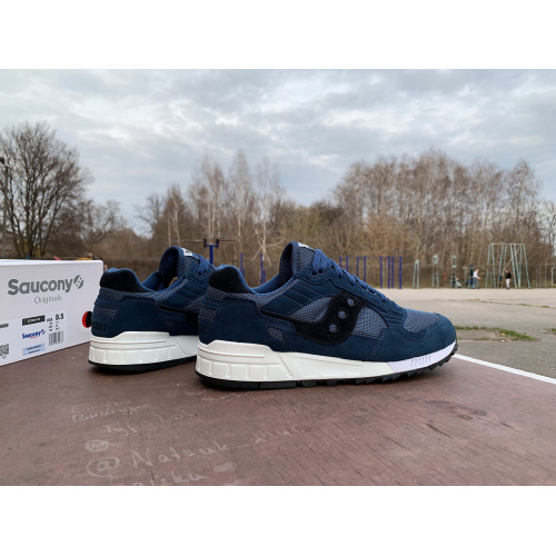 Мужские кроссовки Saucony Shadow 5000 70404-42s Blue White синие Оригинал