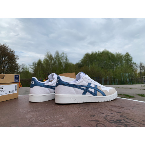 Мужские белые кеды Asics Japan S 1201A174-101 White/Grey Floss ОРИГИНАЛ