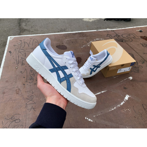 Мужские белые кеды Asics Japan S 1201A174-101 White/Grey Floss ОРИГИНАЛ