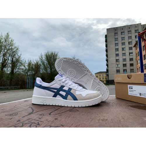 Мужские белые кеды Asics Japan S 1201A174-101 White/Grey Floss ОРИГИНАЛ