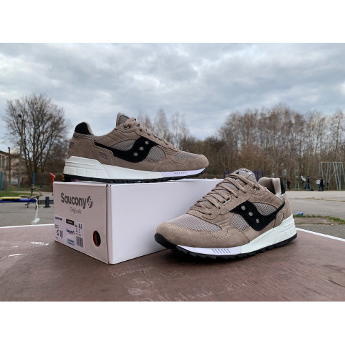 Мужские кроссовки Saucony Shadow 5000 70404-43s Tan/White бежевые Оригинал