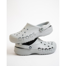Мужские кроксы сабо Crocs Baya Clog 10126-007 Light Grey светло-серые