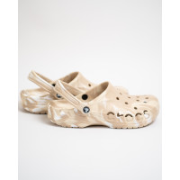 Мужские кроксы сабо Crocs Baya Marbled Clog 206935-2ZM Chai Multi бежевые
