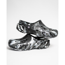 Чоловічі крокси сабо Crocs Marbled Clog 206935-066 Black White чорні з білим Чоловічі крокси сабо Crocs Marbled Clog 206935-066 Black White чорні з білим