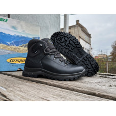 Мужские зимние кожаные термо ботинки Grisport Colore Nero Combat CE 1 13229C6G черные