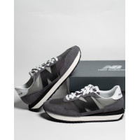 Чоловічі кросівки New Balance 237 M23721W Grey Black сірі з чорним