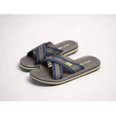 Мужские шлепанцы SAHAB SH 25-019M Grey-Navy серые