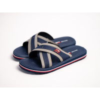 Мужские шлепанцы SAHAB SH 25-019M Navy-Grey синие