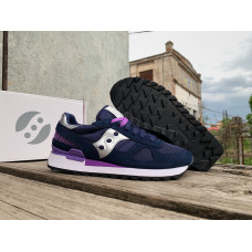 Женские кроссовки Saucony Shadow Original 1108-797s Navy Purple темно-синие