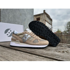 Женские кроссовки Saucony Shadow Original 1108-809s Tan Silver бежевые