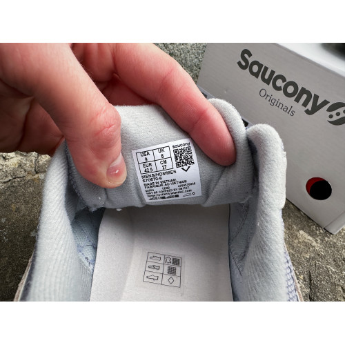 Мужские кроссовки Saucony 3D Grid Hurricane 70670-6s Grey Cream серые