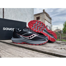 Мужские кроссовки Saucony COHESION TR17 WIDE S20946-100 Black/Lava черные c красным