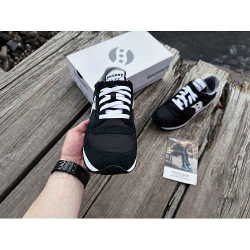 Мужские кроссовки Saucony Jazz Original 2044-449s Black White черные Оригинал