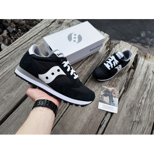 Мужские кроссовки Saucony Jazz Original 2044-449s Black White черные Оригинал