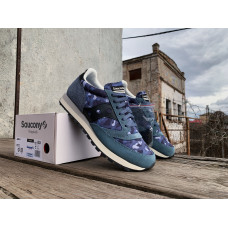 Мужские кроссовки Saucony Jazz 81 70617-1s Camo Blue синие камуфляжные