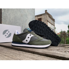 Мужские кроссовки Saucony Jazz Original 2044-637s Green Olive зеленые оливковые