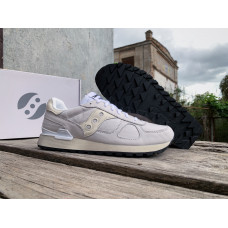 Мужские кожаные белые кроссовки Saucony Shadow Original 70564-2s