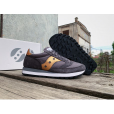 Женские кроссовки Saucony Jazz 81 60539-18s Grey Gold серые с золотым