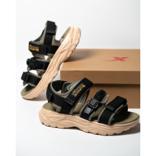 Чоловічі сандалії Xtep Sandals 975219500002-7 Black/Leaf Green чорні з зеленим Чоловічі сандалії Xtep Sandals 975219500002-7 Black/Leaf Green чорні з зеленим